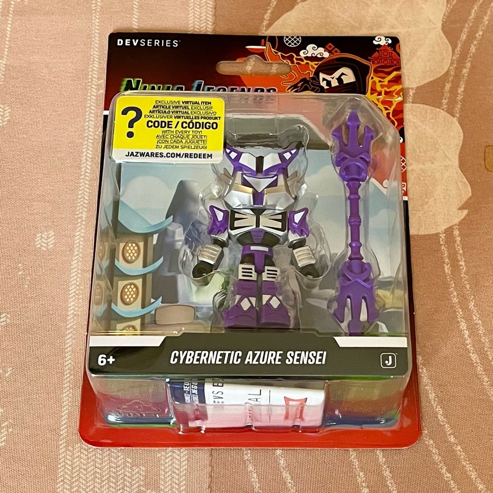 Roblox Devseries Ninja Legends Cyberneticic Azure Sensei Figure